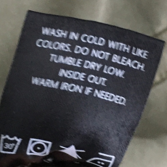 Max Jeans Olive Green Utility Hooded Jacket Size Extra Small - Picture 6 of 7